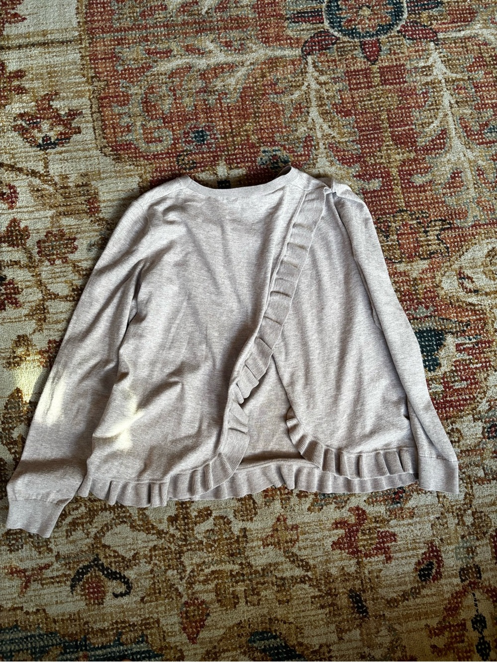 Banana Republic Ruffle Tulip-Back sweater